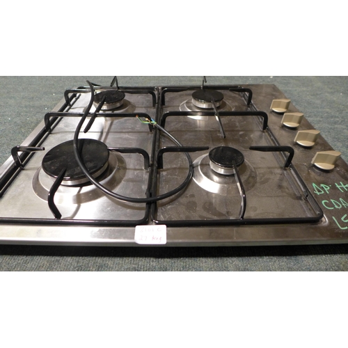 3101c - CDA Gas 4-Burner Hob model no:- HG6151SS, original RRP £164 inc. VAT * This lot is subject to VAT