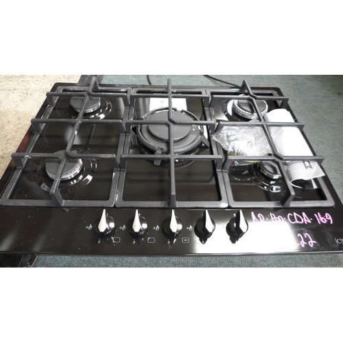 3210 - CDA  5 Burner Gas Hob (H43xW680xD500), model no.:- HG7251BL, original RRP £319 inc. VAT * This lot i... 