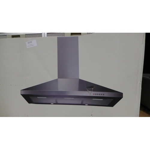 3215 - CDA Chimney Cooker Hood (H820xW900xD500), model no.:- ECH91SS, original RRP £140.83 inc. VAT * This ... 