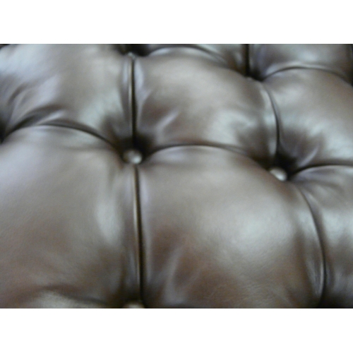 1513 - New Allington Footstool brown Leather: 5151Ls, Original RRP £499.99 + vat (4129-17)   * This lot is ... 