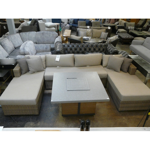 1521 - Agio Westwood 4Pc Woven  Sectional Fire Set,  Original RRP £2333.33 + vat  (4127-8)  * This lot is s... 