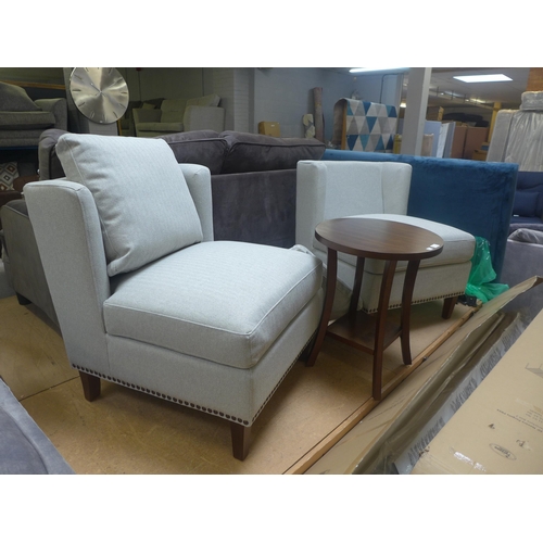 1555 - 3Pc Fabric Accent Chairs With Table , Original RRP £416.66 + vat (4129-19)   * This lot is subject t... 