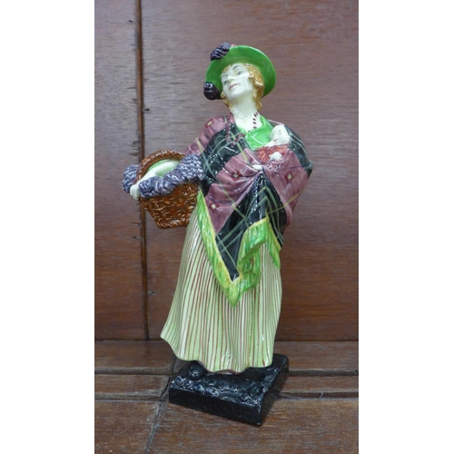 611 - A Royal Doulton figure, Any Old Lavender, HN1373, painted marks to base