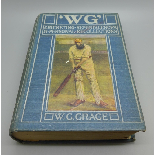 647 - One volume,'WG' Cricketing Reminiscences and Personal Recollections by WG Grace, published 1899