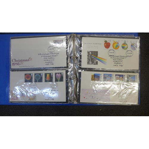 721 - Stamps - GB first day covers from 1983 to 2005 in three albums