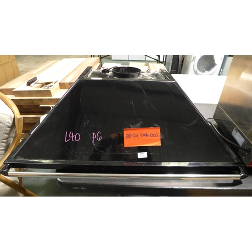 3035 - Smeg Victoria 100cm Black Gloss Wall Hood, model no:- KT100BLE, original RRP £789 inc. VAT * This lo... 