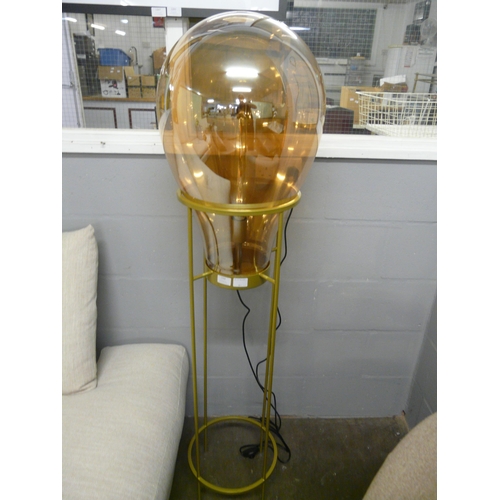 1368 - A floor standing Edison bulb lamp