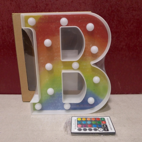 3064 - Illuminating rainbow letter 