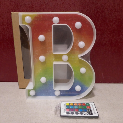 3068 - Illuminating rainbow letter 