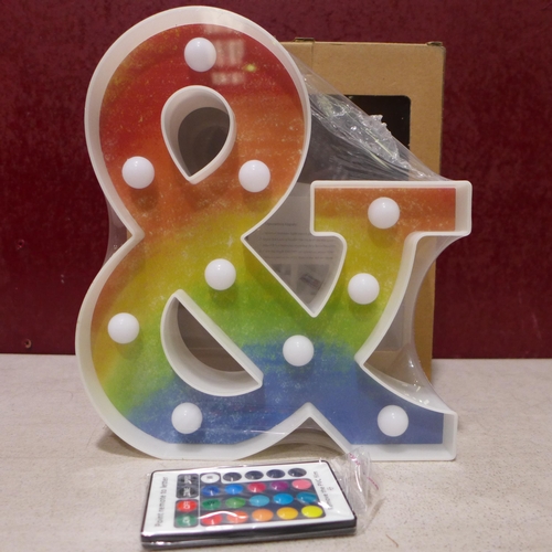 3080 - Illuminating rainbow letter 