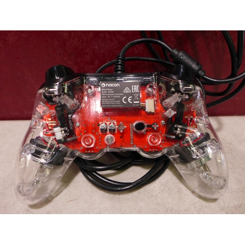 3088 - Nacon Red illuminating PS4 compact controller (BB4470RED)