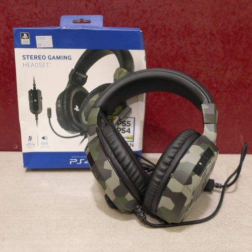 3091 - PS4 camouflage stereo gaming headset