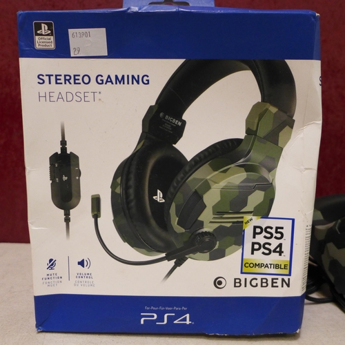 3092 - PS4 camouflage stereo gaming headset