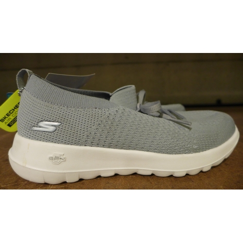 3178 - Pair of ladies grey Go Walk Joy Skechers - UK size 4 * This lot is subject to VAT