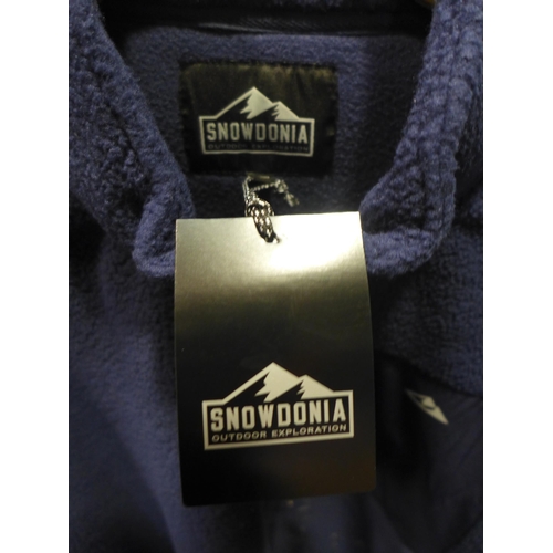 3217 - Men's Snowdonia blue fleece (UK Size 3XL)