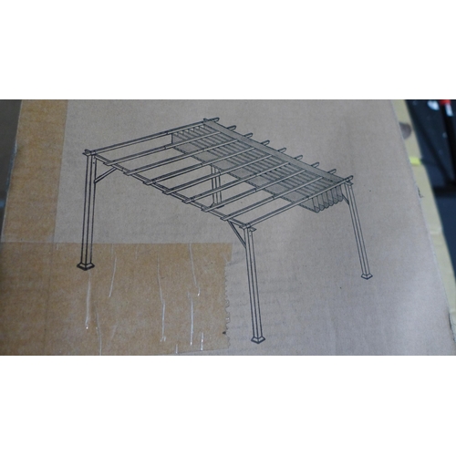 3252 - Paragon Modena 12X20Ft Soft Top Pergola , (267Z-5)   * Original RRP £1499.99 + VAT, This lot is subj... 