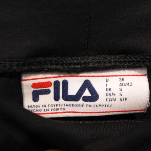 3274 - 2 Pairs of ladies black Fila leggings (1 x XL, 1 x S) * This lot is subject to VAT