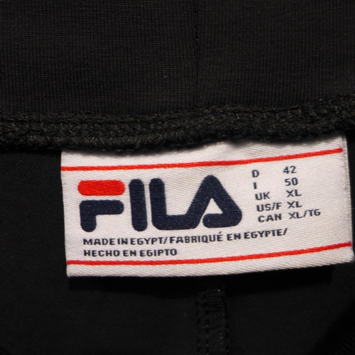 3274 - 2 Pairs of ladies black Fila leggings (1 x XL, 1 x S) * This lot is subject to VAT