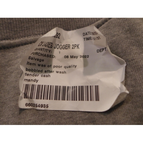 3277 - 4 Pairs of ladies Calvin Klein jogging bottoms (2 x small, 2 x large) - mixed colours * This lot is ... 