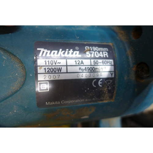 2005 - Makita 110v - 190mm blade circular power saw