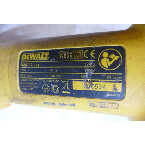 2024 - Dewalt 240v angle grinder and SDS drill