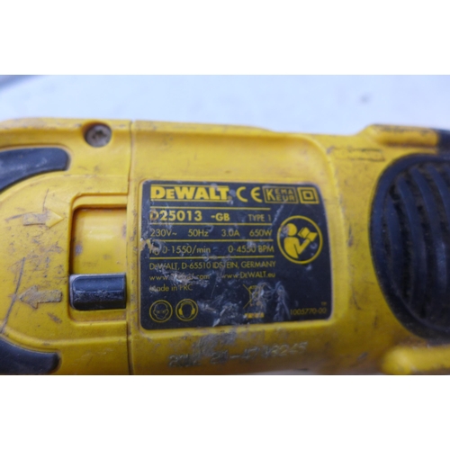 2024 - Dewalt 240v angle grinder and SDS drill