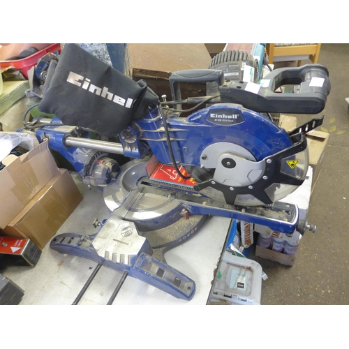 2039 - Einhell tilting sliding compound mitre saw