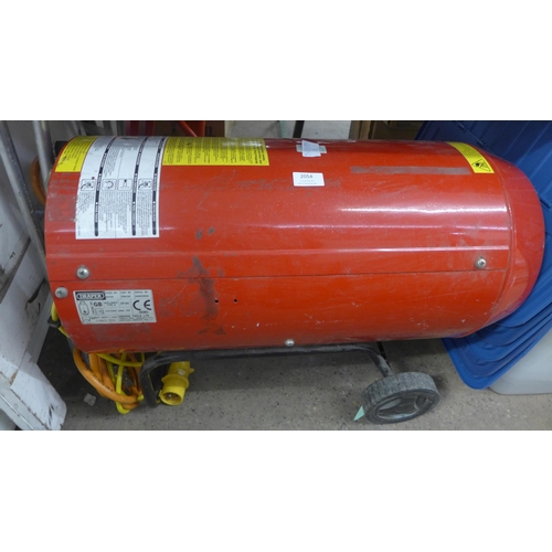 2054 - Draper site heater with hose and regulator