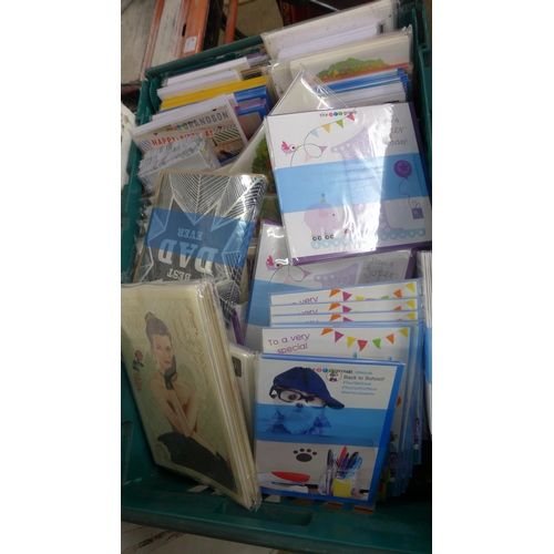 2055 - Approx. 600 unused and sealed mixed greeting cards:- birthdays, weddings, sympathy, etc.