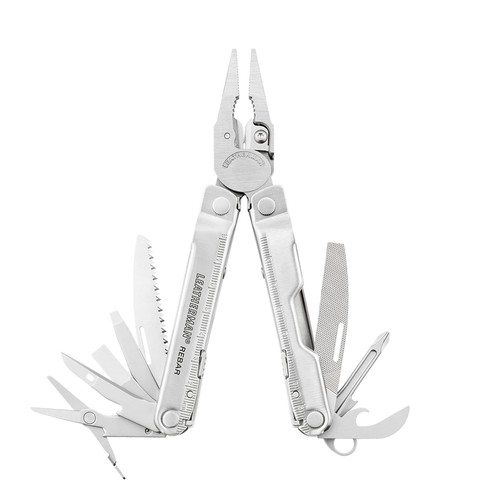 3105 - Leatherman Rebar stainless multi-tool with leather sheath