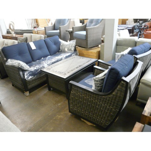 1465 - Agio Bridgeport 4Pc Woven deep Seating, Original RRP £2041.66 + Vat (4128-7)   * This lot is subject... 