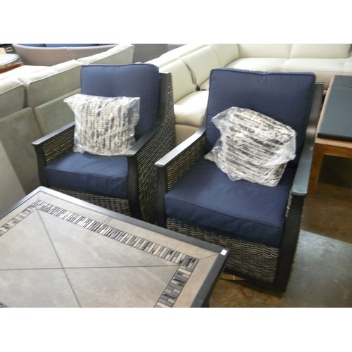 1465 - Agio Bridgeport 4Pc Woven deep Seating, Original RRP £2041.66 + Vat (4128-7)   * This lot is subject... 