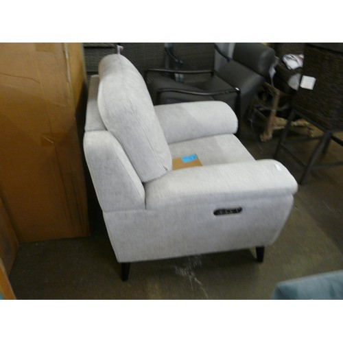 1498 - Grace Silver Fab Armchair  With Power Recliner , Original RRP £516.66 + vat  (4132-9)  * This lot is... 