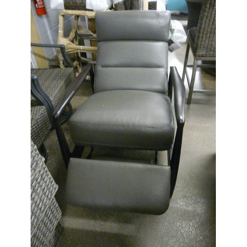 1499 - Kuka Km.A071 Pushback  Leather Recliner, Original RRP £416.66 + vat  (4132-7)  * This lot is subject... 