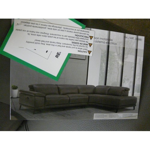 1509 - Kmc.772 2Pc Leather   W22Sectional sofa, Original RRP £2083.33 + vat  (4132-6)  * This lot is subjec... 