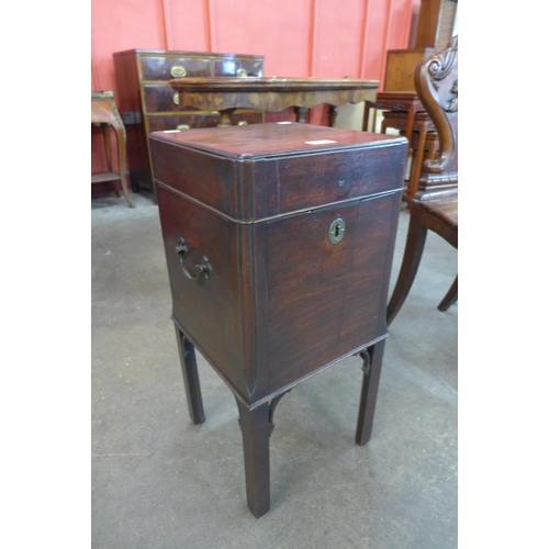 2 - A George IV mahogany wine cooler