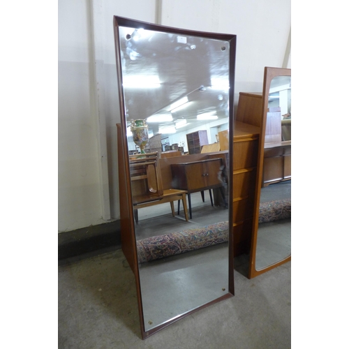 40 - A teak framed mirror