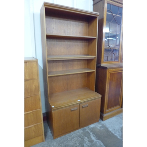 45 - A teak bookcase