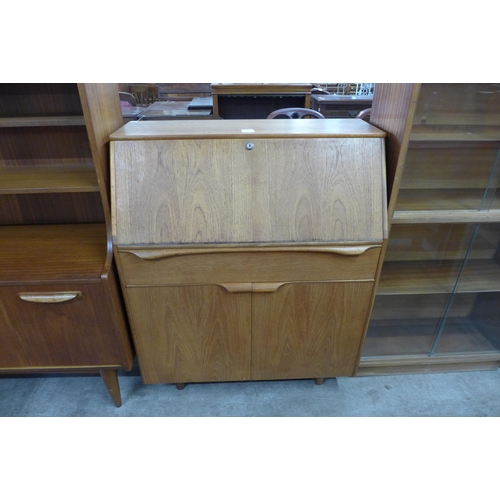 52 - A Sutcliffe of Todmorden S-Form teak bureau