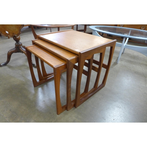 58 - A G-Plan Quadrille teak nest of tables