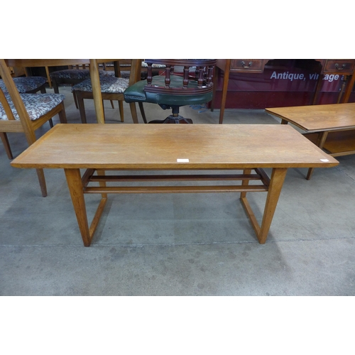 91 - A teak coffee table