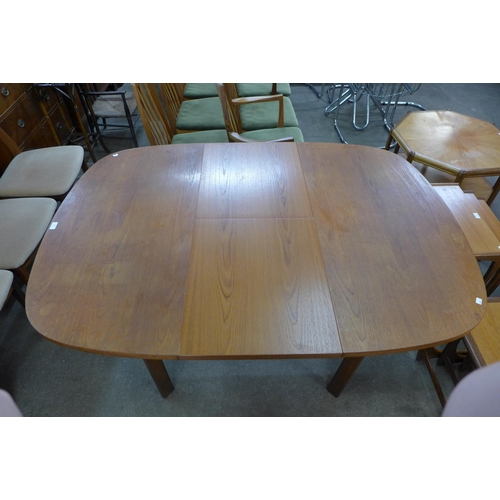 96 - A G-Plan teak extending dining table