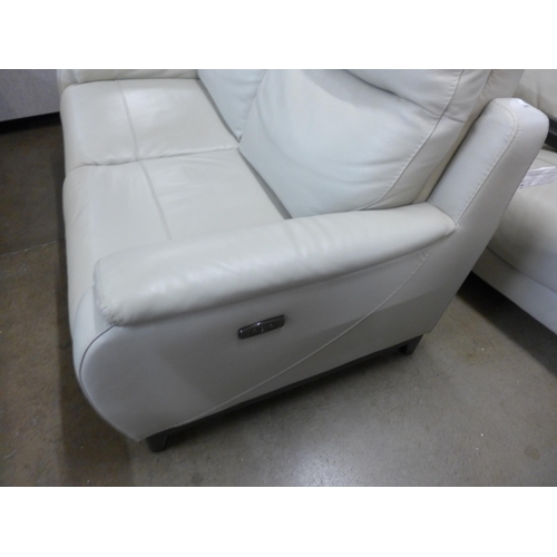 1409 - Kuka Barrett 2 Str Light Grey power Recliner   , Original RRP £1166.66 + Vat (4128-5)   * This lot i... 