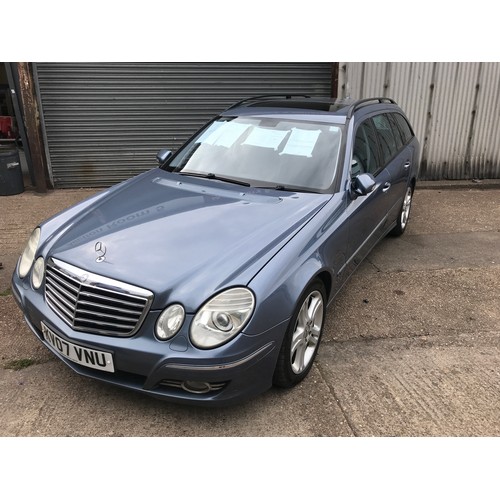 2352 - Mercedes 2007 E280 Avantgarde Automatic petrol Estate KV07VNU 2997cc. MOT to 23.7.23 (all MOT adviso... 