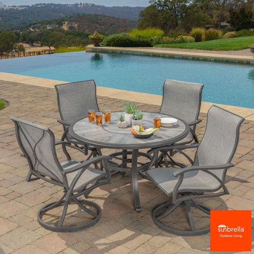 1411 - Sunvilla Hayden 5Pc  Sling Dining Set , Original RRP £733.33 + Vat (4128-28)   * This lot is subject... 