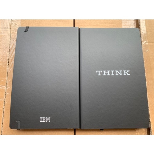 2113 - Two boxes of IBM 'Think' Motif Jotter Books