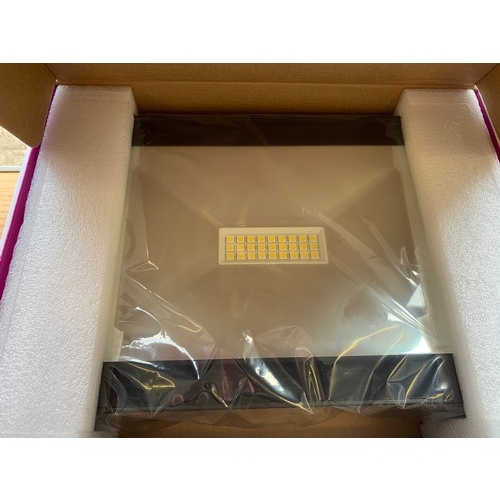 2157 - 2 large boxed unused Knightsbridge LED floodlights (230V IP65 80W 4000K FLF80)