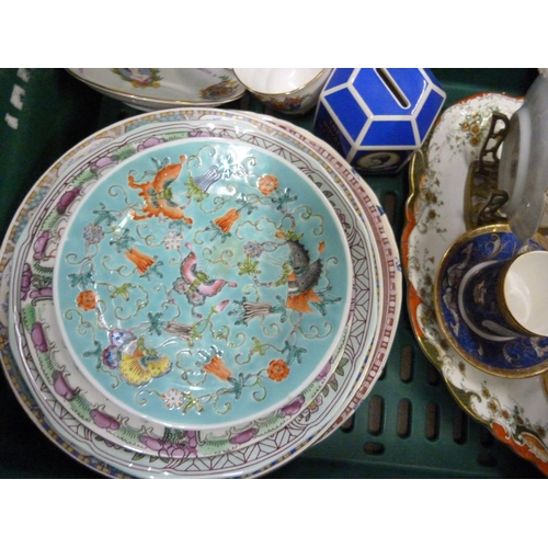 1068 - A collection of Royal Commemorative china, transfer printed plates, French porcelain, etc. **PLEASE ... 