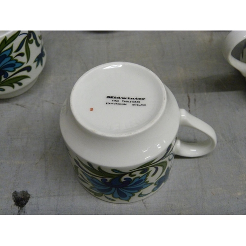 1073 - A Midwinter Spanish Garden coffee set **PLEASE NOTE THIS LOT IS NOT ELIGIBLE FOR POSTING AND PACKING... 