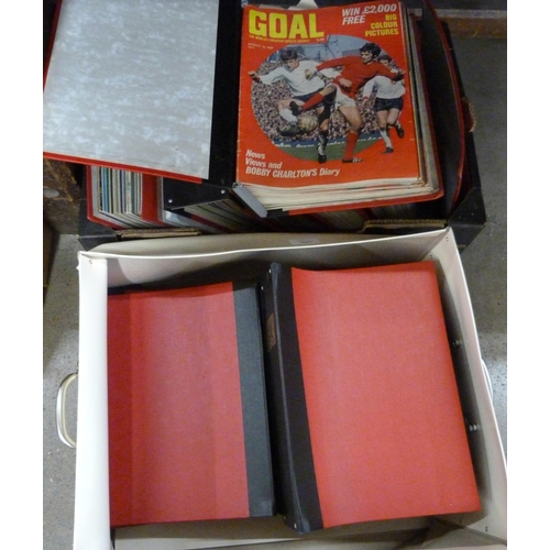 1096 - A collection of Goal magazines in binders **PLEASE NOTE THIS LOT IS NOT ELIGIBLE FOR POSTING AND PAC... 